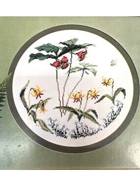 RARE Wildflower Tapestry Needlepoint & Cross Stitch Charted Design By Dagmara